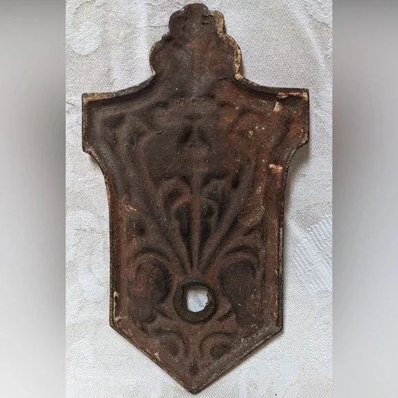 Antique doorbell backplate